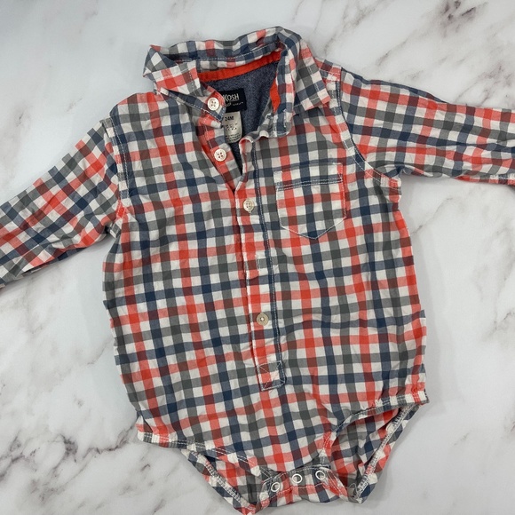 Toddler Boy Osh Kosh B'gosh Button Down Bodysuit